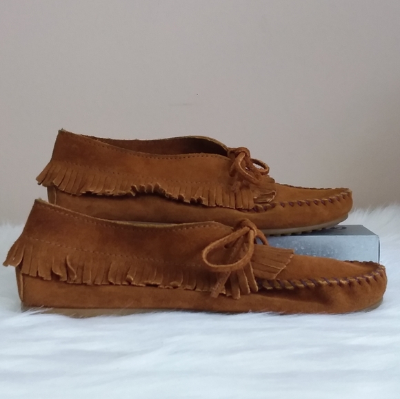 ☆☆SOLD☆☆ Minnetonka Short Ankle Boot Moccasins - Picture 5 of 8